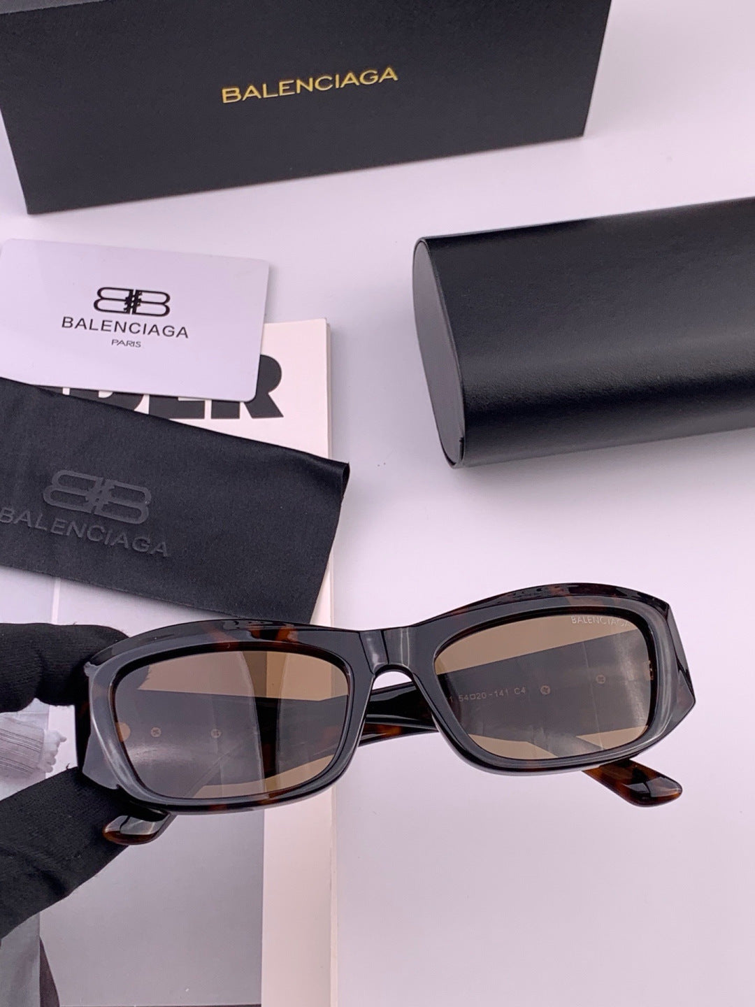 Balenciaga BL1992 Polarized Metal Fashion Pink Lens Sunglasses for Me - 466025 - detail image 2